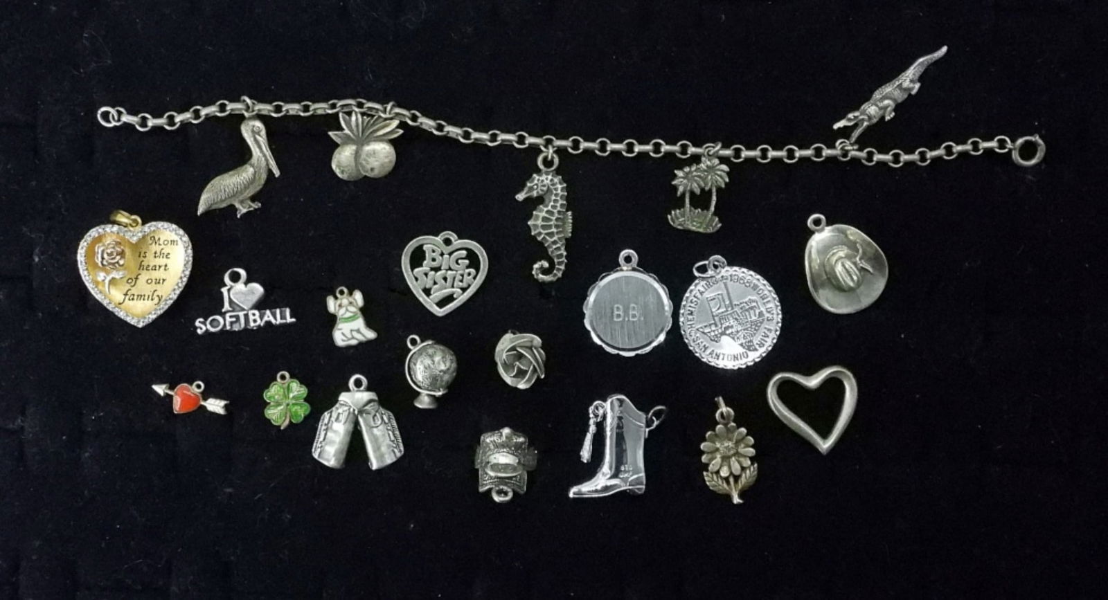 925 CHARM BRACELET & LOOSE CHARMS (1 of 1)