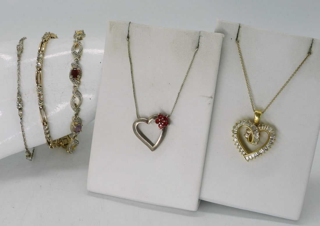 925 GEMSTONE BRACELETS & NECKLACES (1 of 3)