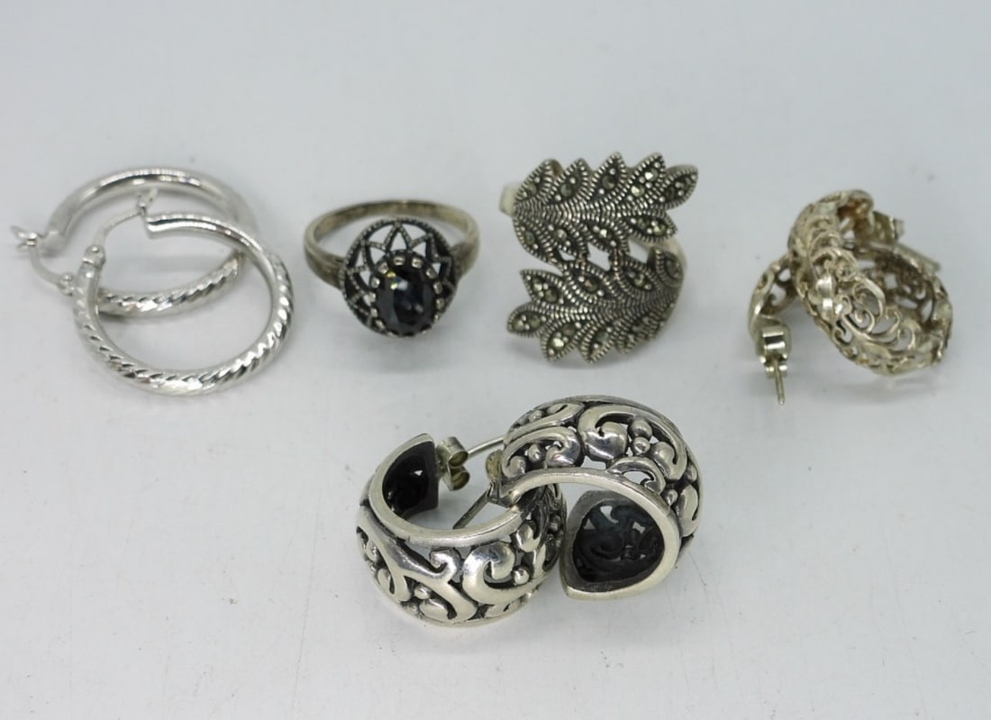 ART DECO STYLE RINGS-MARCASITE & MORE (1 of 1)