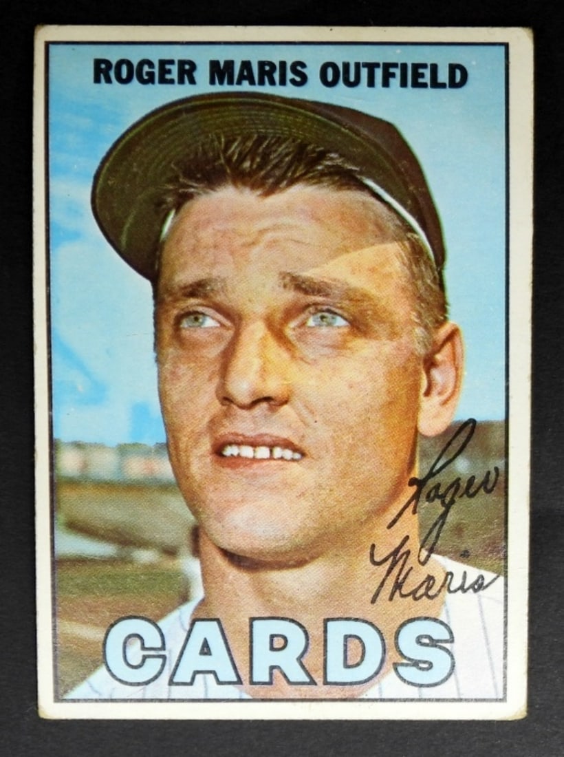1967 TOPPS #45 ROGER MARIS (1 of 2)