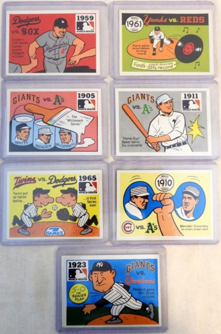 (7) 1971 FLEER LAUGHLIN WORLD SERIES (1 of 2)
