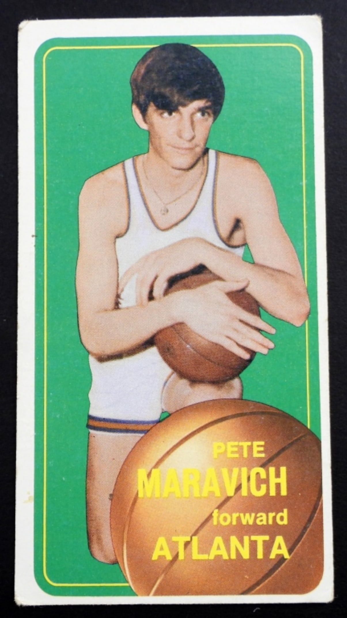 70/71 TOPPS BASKETBALL #123 PETE MARAVICK (R) (1 of 2)