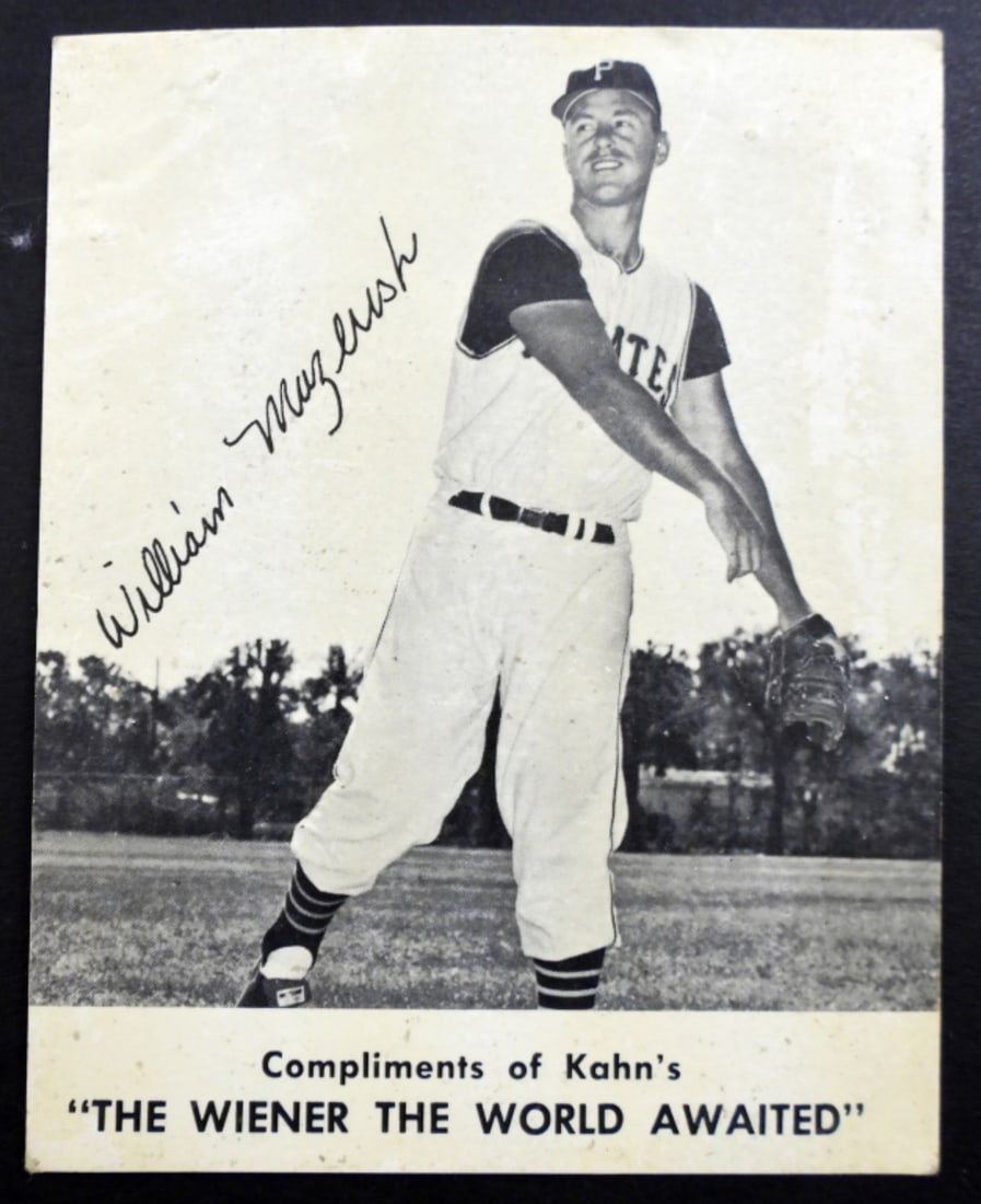 1962 KAHN'S WIENERS  BILL MAZEROSKI (1 of 2)