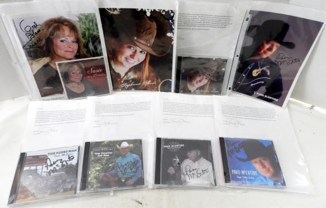 McENTIRE FAMILY  SIGNED  CD COLLECTION (1 of 3)