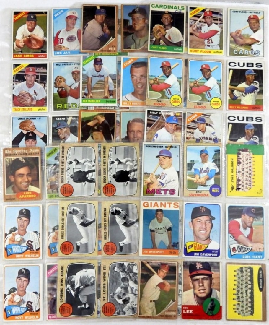 (54) BASEBALL CARDS from the 1960's (1 of 5)