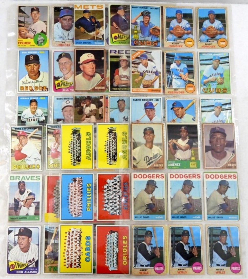 (54) BASEBALL CARDS from the 1960's (1 of 5)