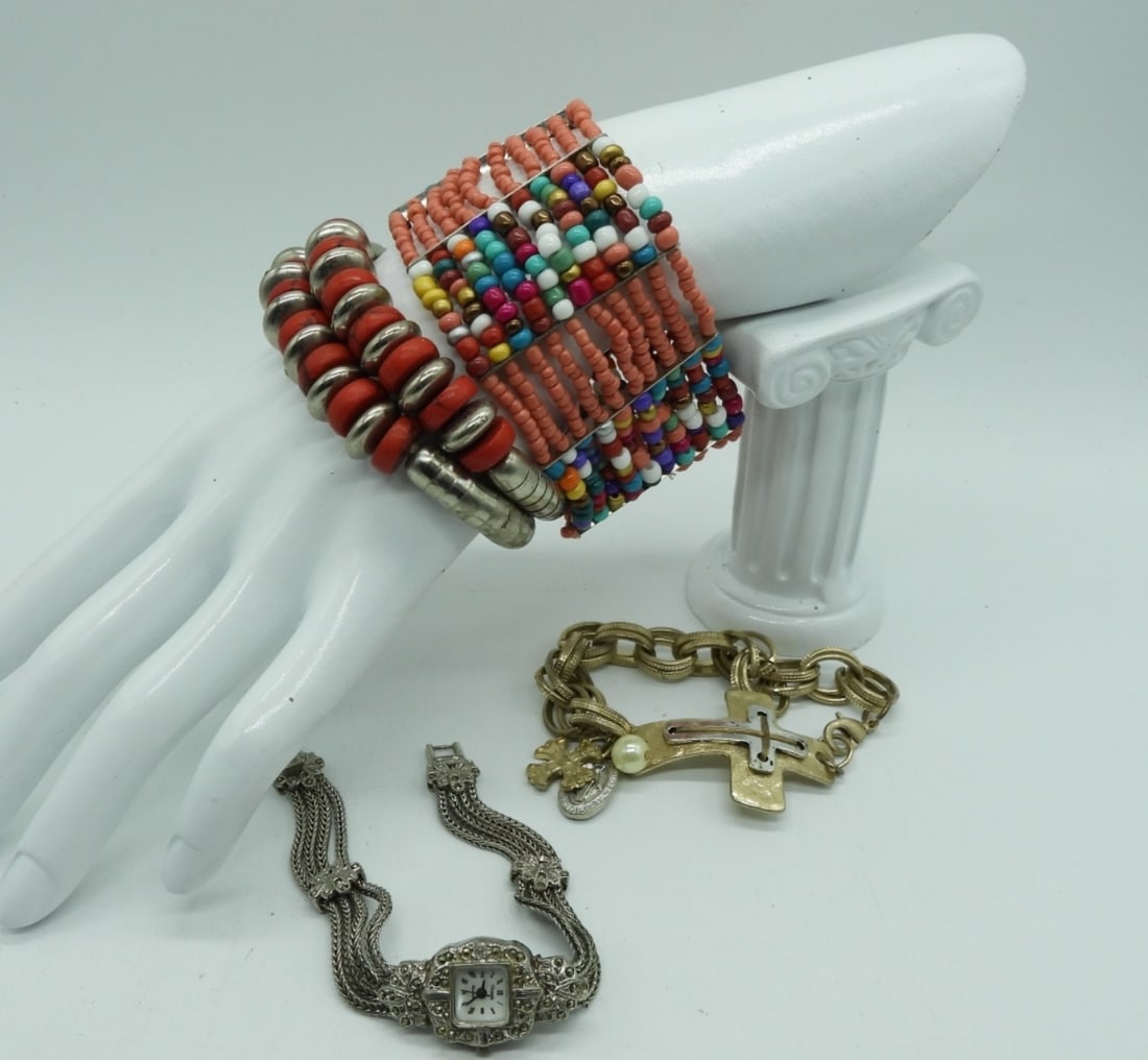 BRACELETS & VTG WATCH (1 of 4)