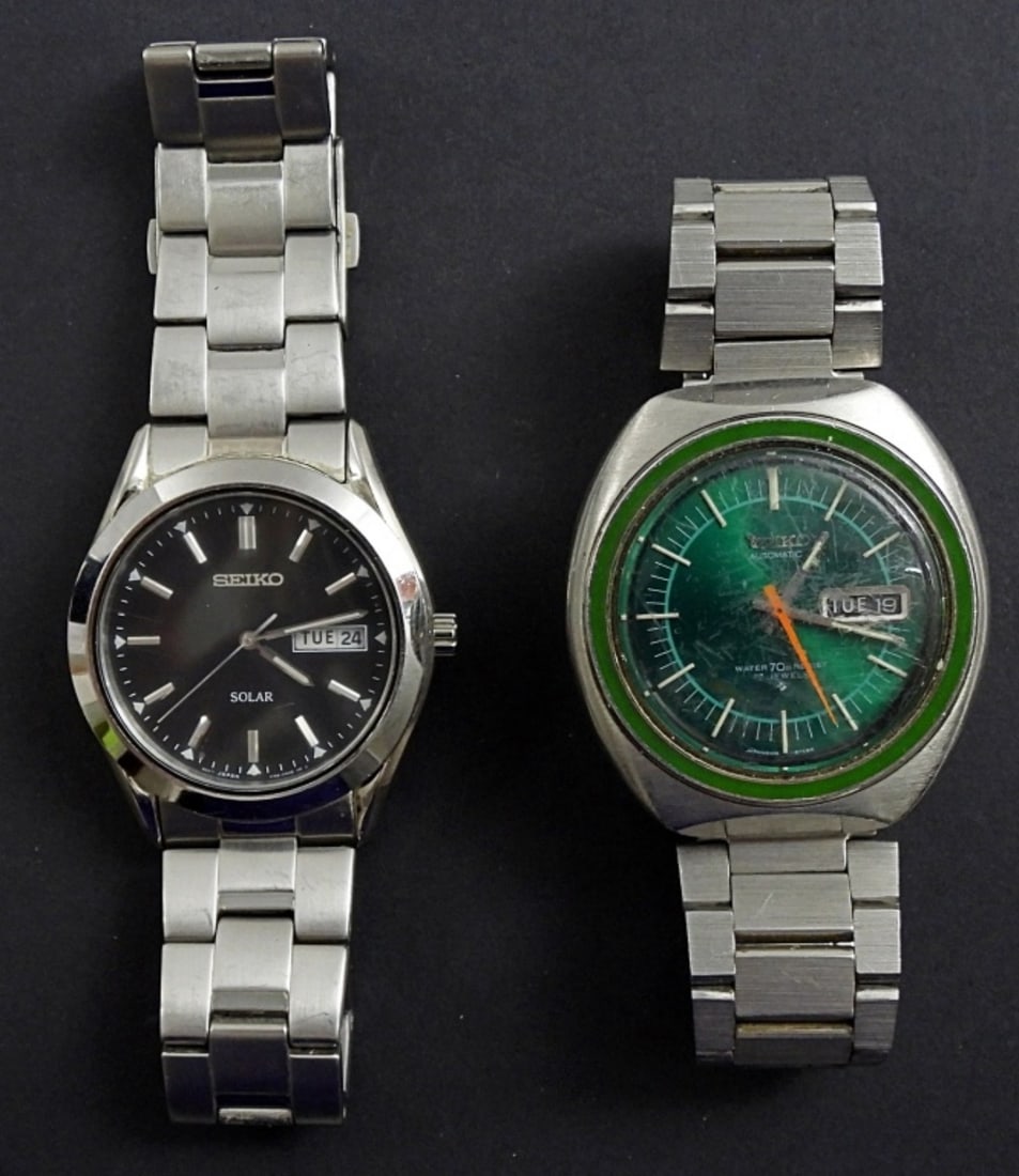 (2) SEIKO MENS WATCHES (1) 17j RUNNING (1 of 3)