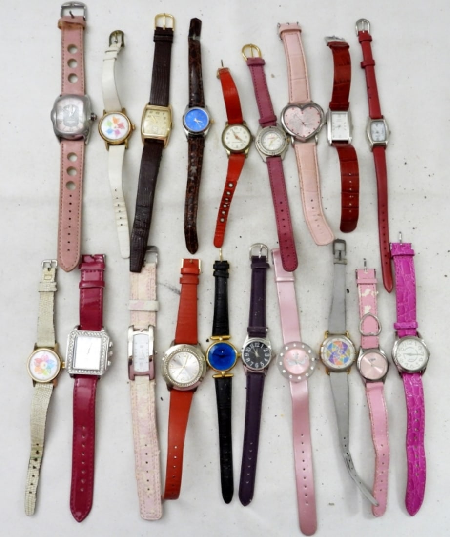 (20) MULTI COLOR BAND WATCHES (1 of 3)