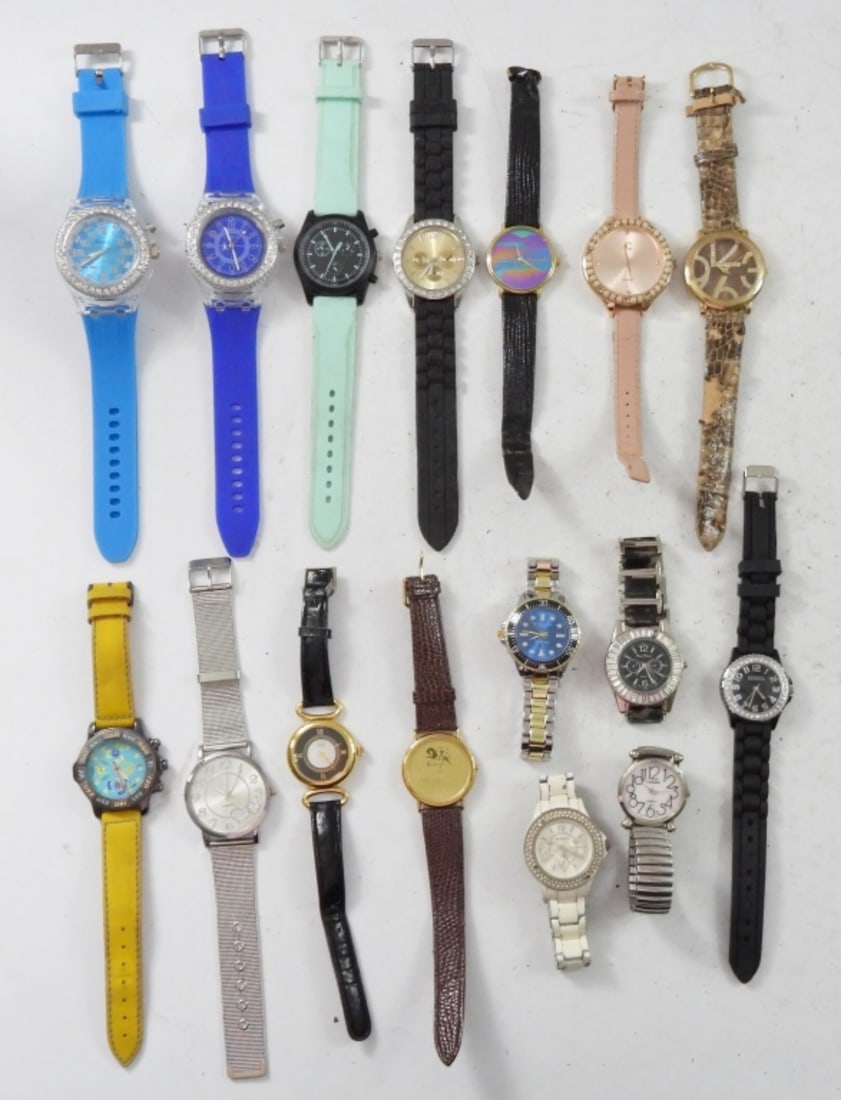 16 LARGE FACE LADIES  WATCHES (1 of 3)