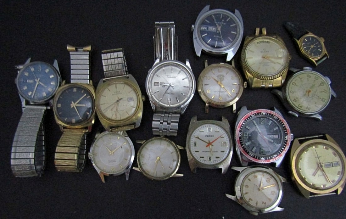 LOT of WATCH FACES - FOR PARTS/REPAIR: SEE PICS