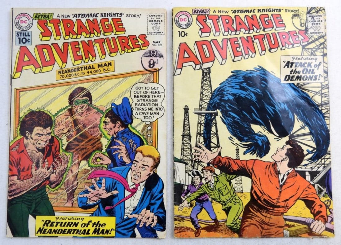 (2) DC COMICS STRANGE ADVENTURES 10c (1 of 2)