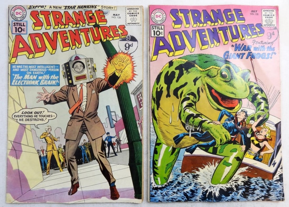 (2) DC COMICS STRANGE ADVENTURES 10c (1 of 2)