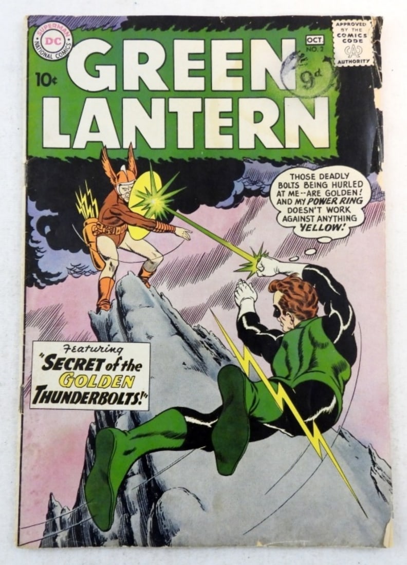 GREEN LANTERN #2 DC COMICS 1960 - KEY (1 of 3)