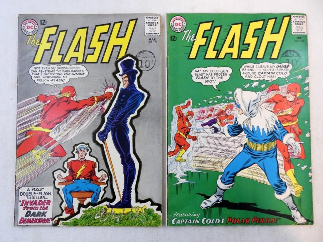 (2) 1965 THE FLASH #150 & #151 DC COMICS (1 of 2)