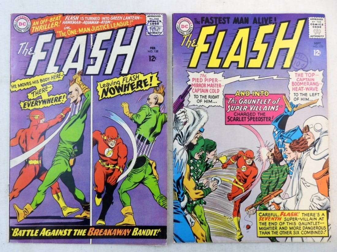 (2) THE FLASH #155 & #158 DC COMICS (1 of 2)