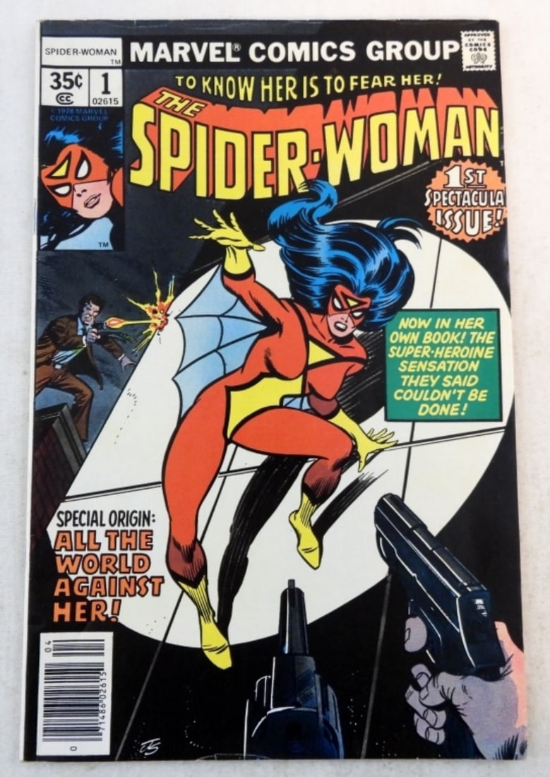 1978 MARVEL #1 SPIDER-WOMAN COMIC: NICE FINE or BETTER