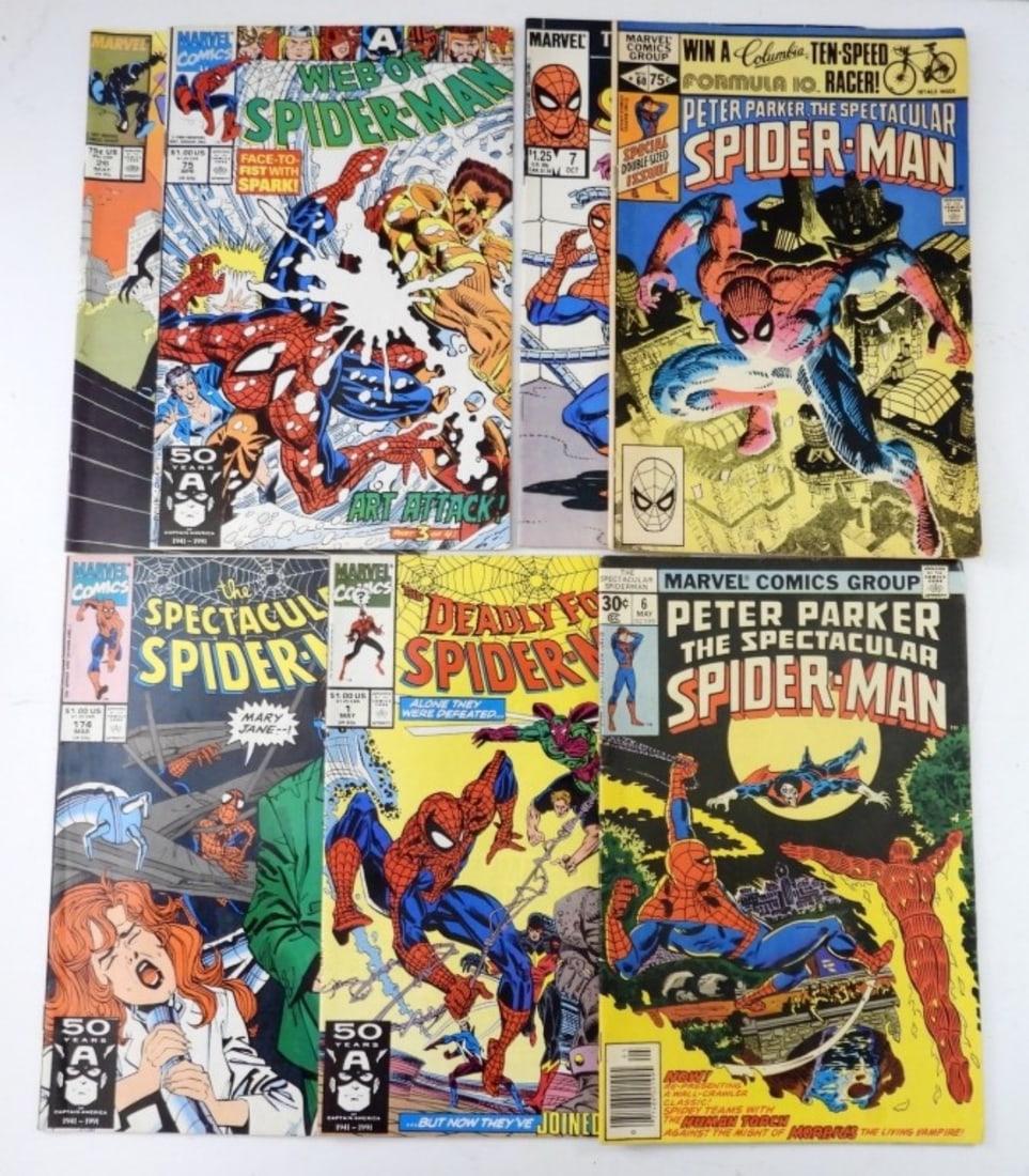 (7) MARVEL SPIDER-MAN COMIC LOT (1 of 2)