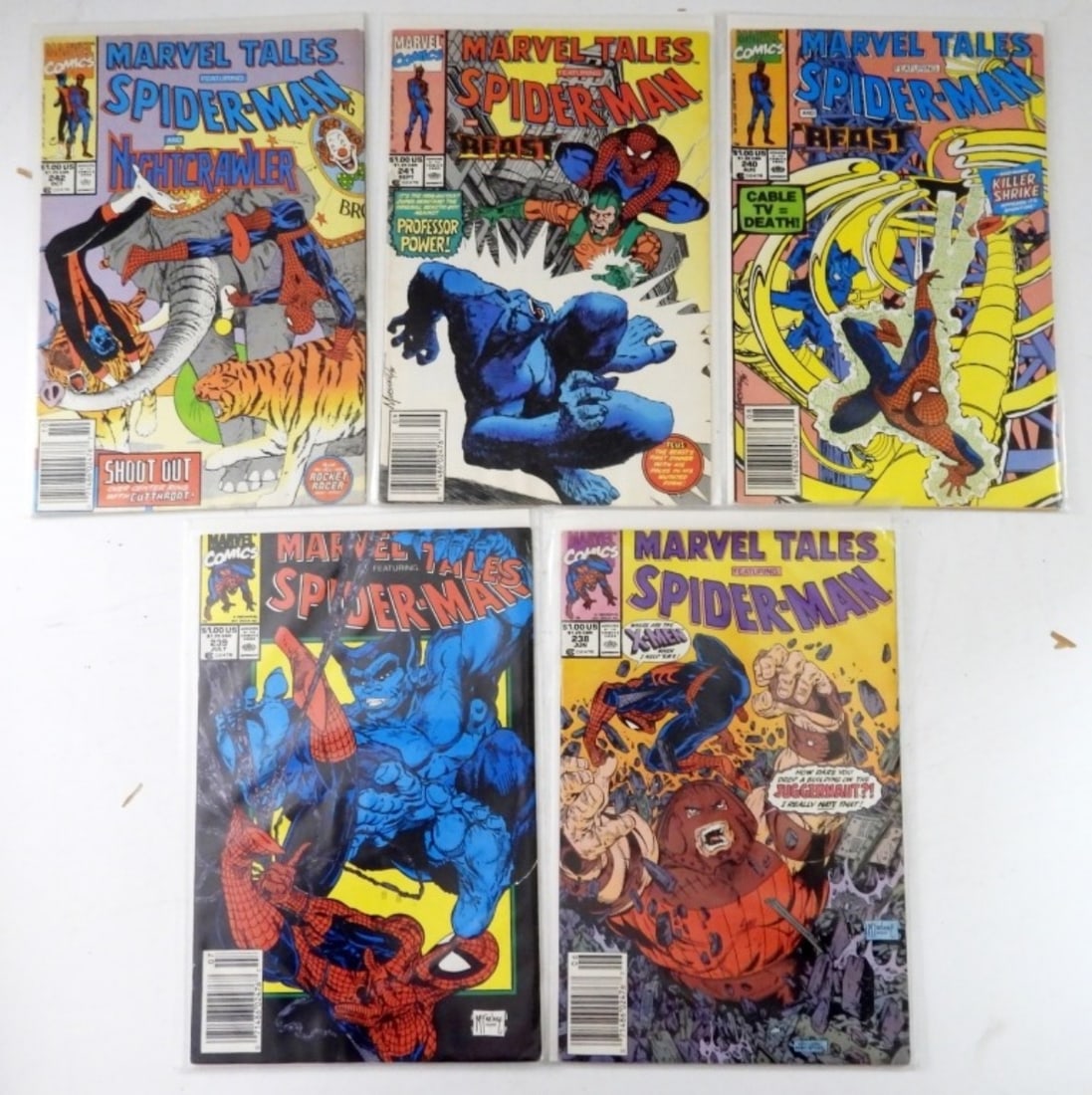 (4) MARVEL TALES  SPIDER-MAN #238-#242 (VG) (1 of 3)