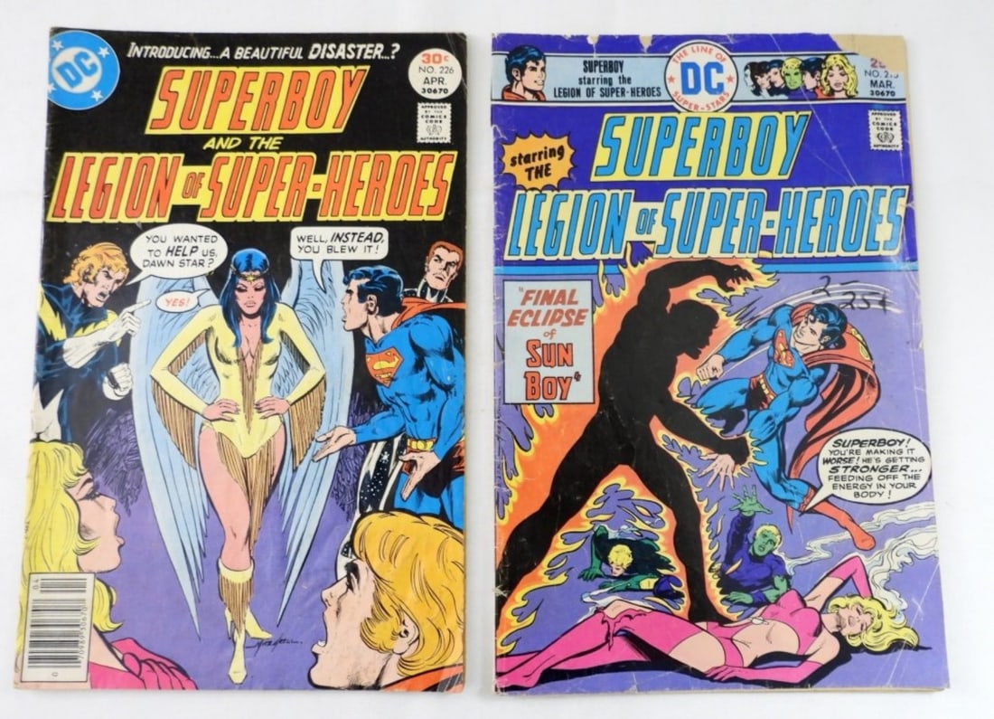(2) BRONZE AGE DC SUPERBOY LEGION OF SUPER-HEROES (1 of 2)