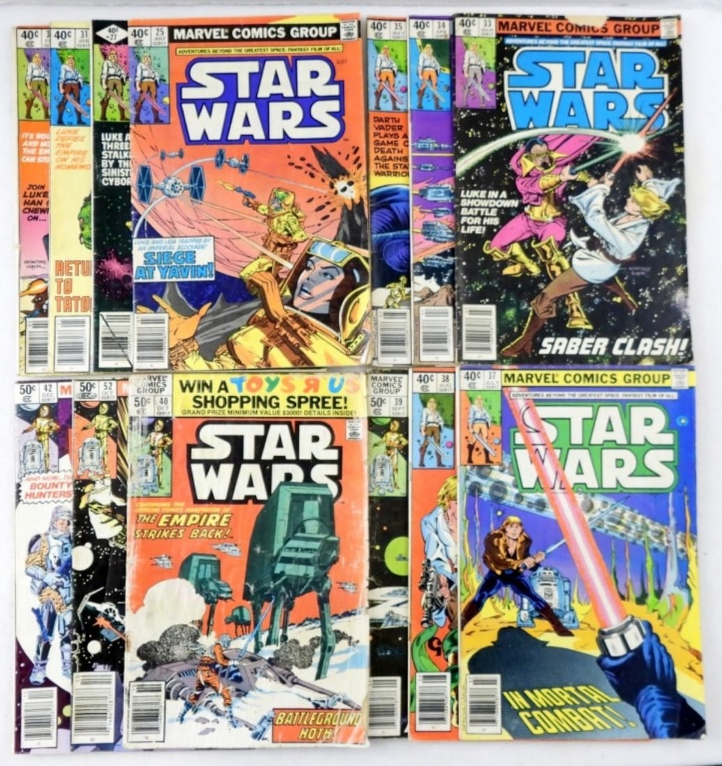 (13) BRONZE MARVEL STAR WARS COMICS (1 of 3)