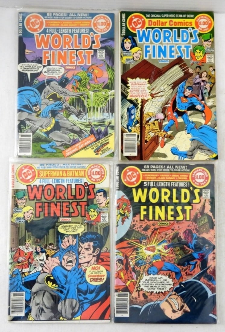 (4) WORLD'S FINEST DC COMICS LOT (1 of 2)