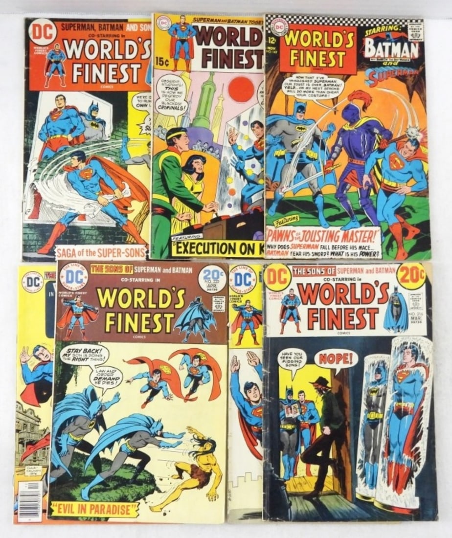 (7) WORLD'S FINEST DC COMICS LOT (1 of 2)