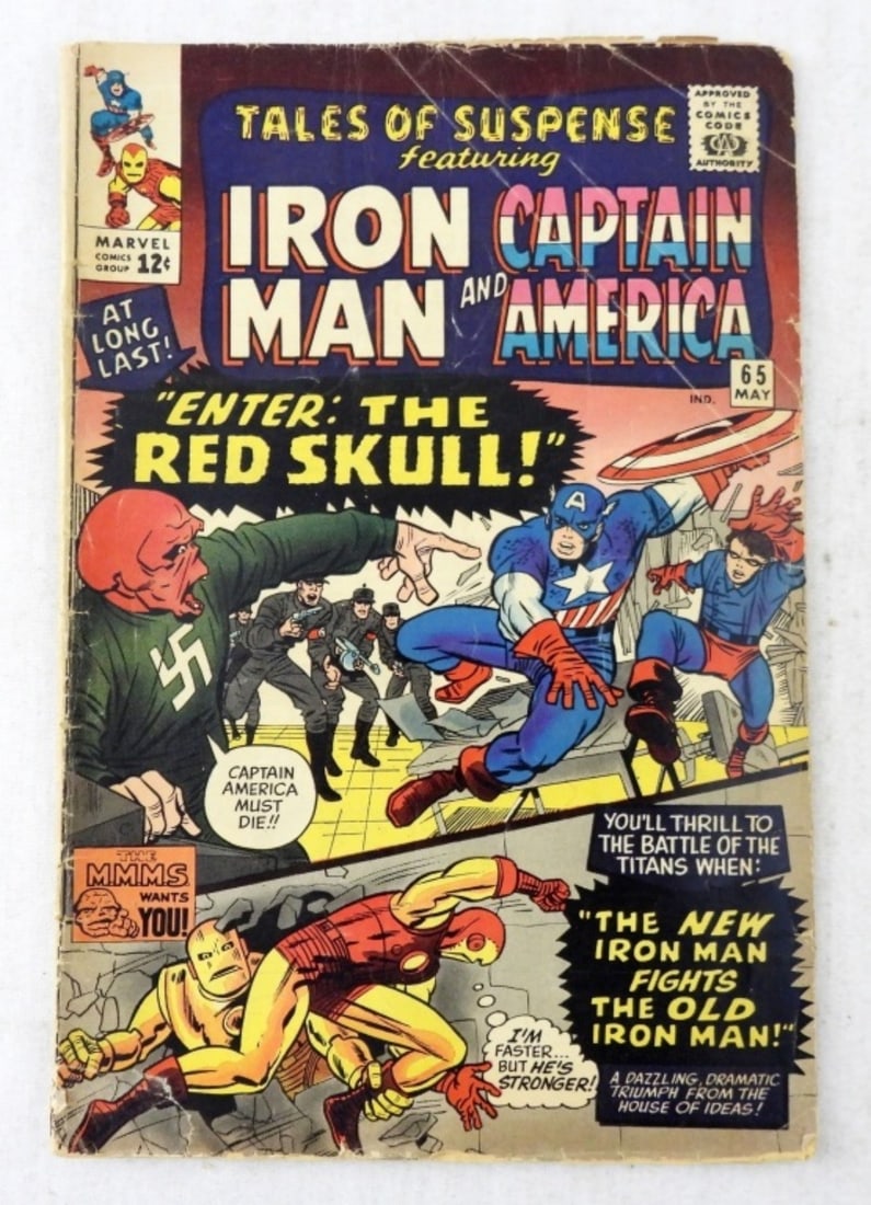 1965 MARVEL TALES OF SUSPENSE # 65: 1965 MARVEL TALES OF SUSPENSE # 65, RED SKULL (FAIR-G)
