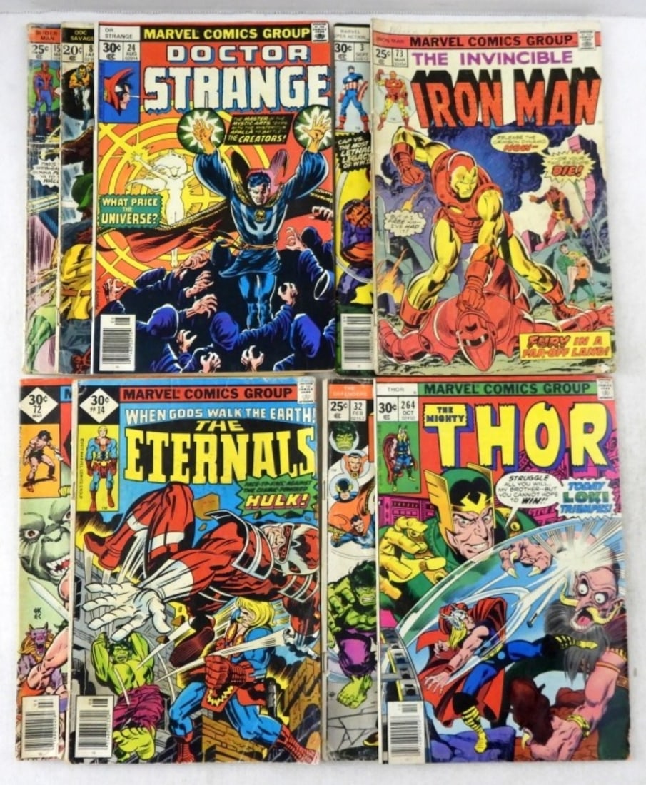 (9) MARVEL COMIC LOT - DR STRANGE, (1 of 2)