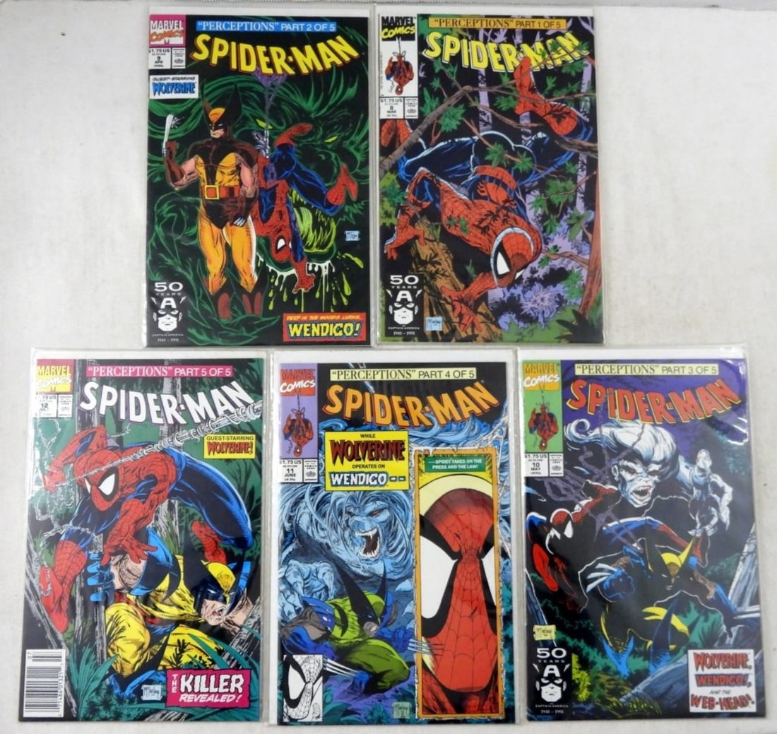 (5) SPIDER-MAN "PERCEPTIONS" FIVE PART (1 of 3)