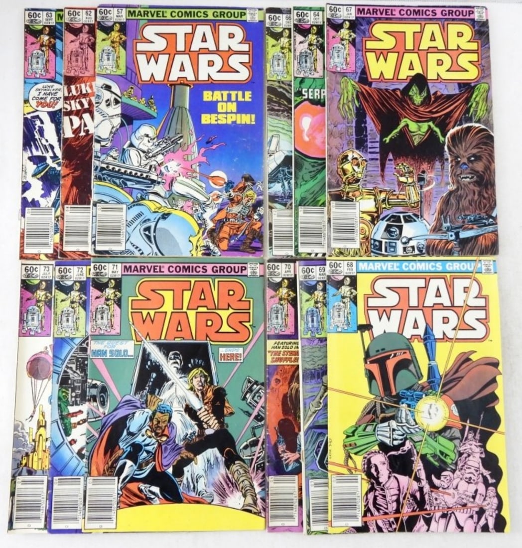 (12) MARVEL STAR WARS COMIC LOT (1 of 2)
