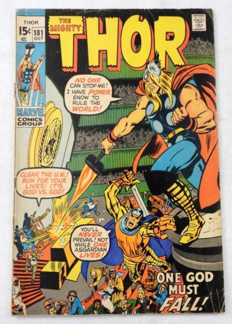BRONZE MARVEL THE MIGHTY THOR #181: BRONZE MARVEL THE MIGHTY THOR #181 (F-G)