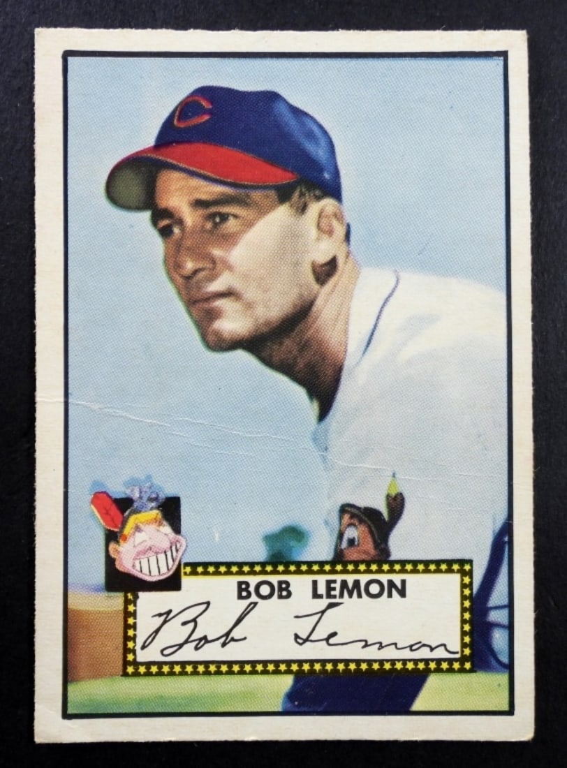 1952 TOPPS #268 BOB LEMON ROOKIE: VG