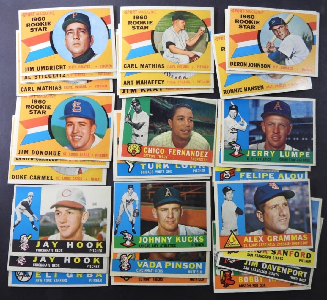 (30) 1960 TOPPS BASEBALL CARD LOT (1 of 2)