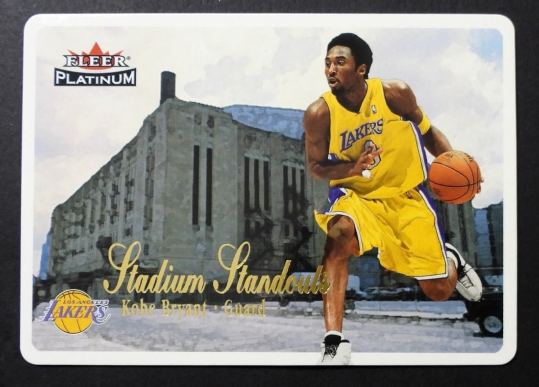 2001-02 FLEER STADIUM STANDOUTS KOBE BRYANT: 2001-02 FLLER PLATINUM STADIUM STANOUTS KOBE BRYANT # 3SS