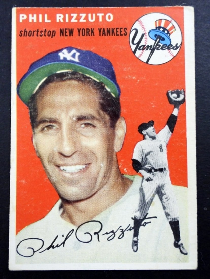 (1) 1954 TOPPS #17 PHIL RIZZUTO (1 of 2)