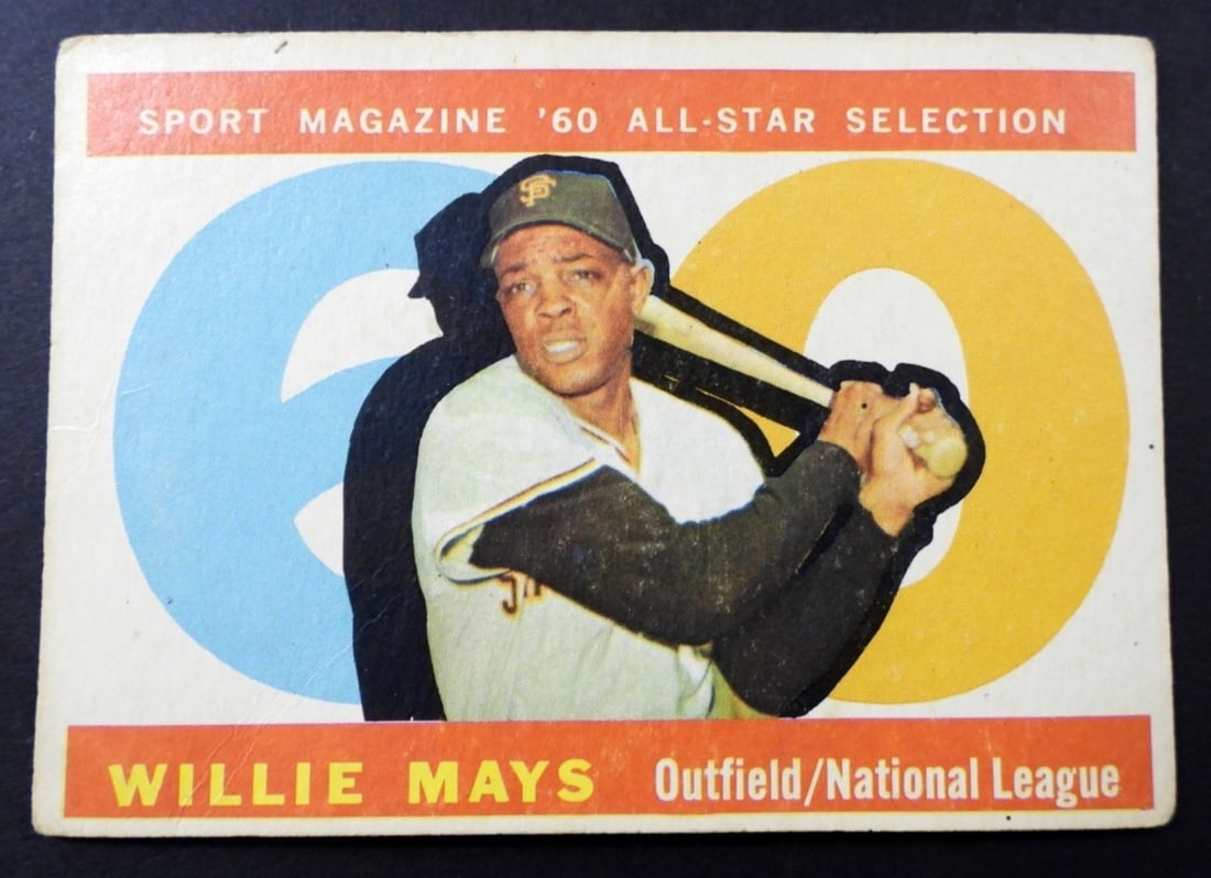 1960 TOPPS #564 WILLIE MAYS ALL-STAR: VG+