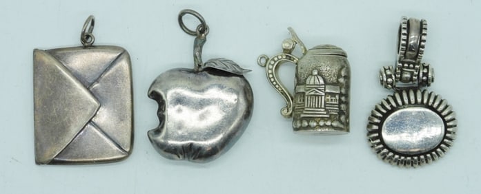 4 FUN STERLING PENDANTS