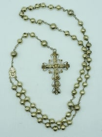 TAXCO STERLING VTG ROSARY