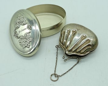 STERLING TRINKET BOXES