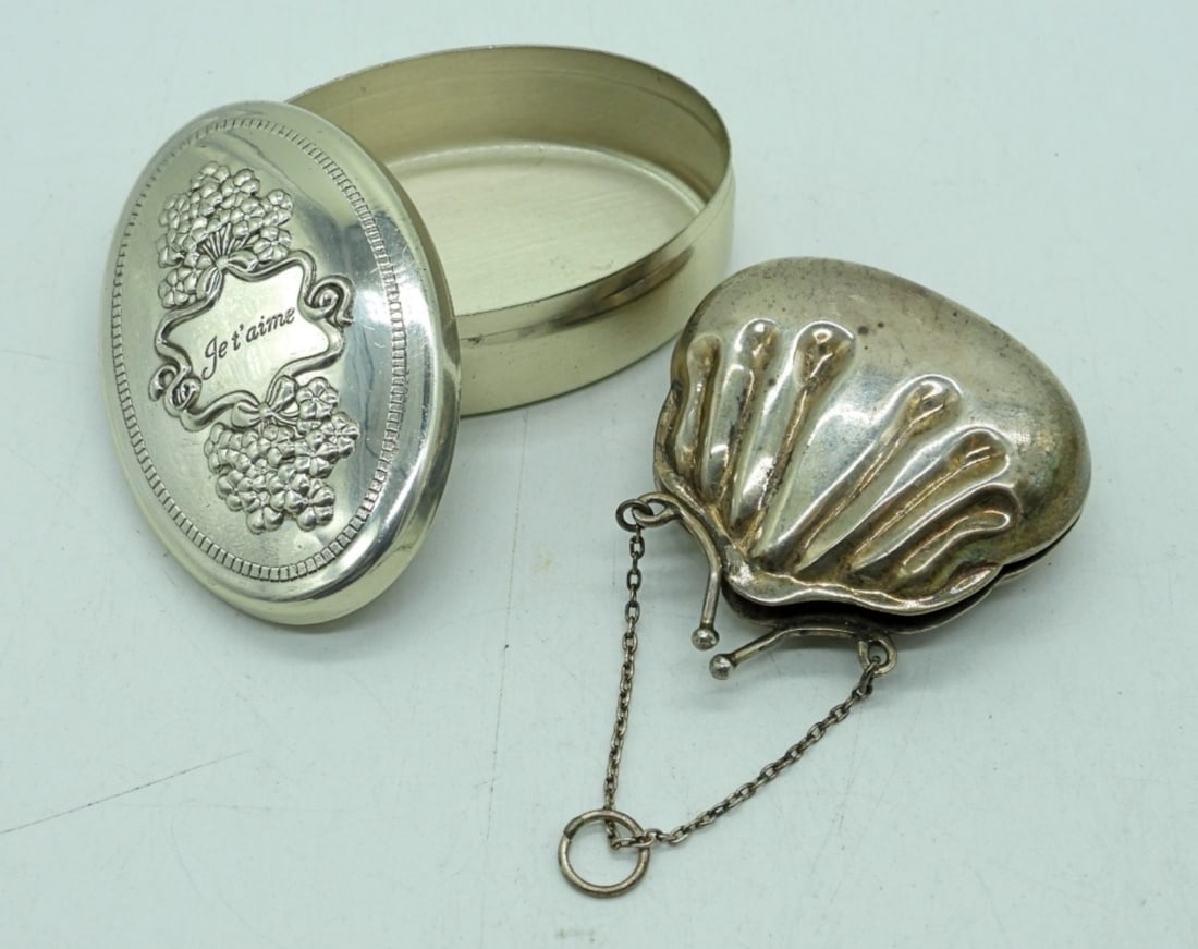 STERLING TRINKET BOXES (1 of 2)