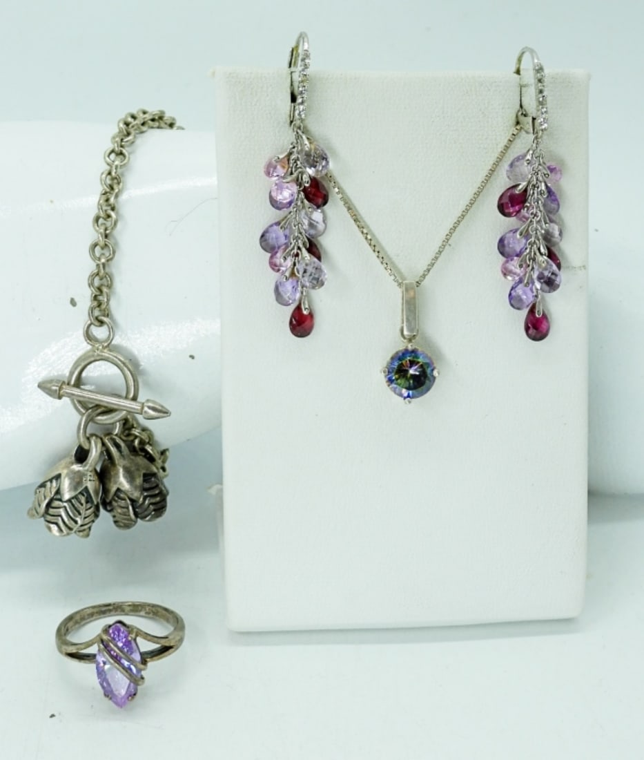 AMETHYST STERLING LOT (1 of 3)