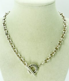 TIFFANY & CO CHUNKY STERLING NECKLACE