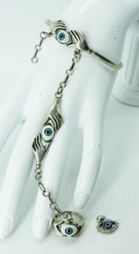 EVIL EYE 925 BRACELET, RING & PENDANT