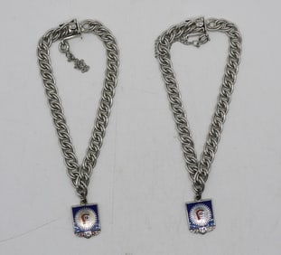 2 VTG BRACELETS - UNKNOWN LOGO