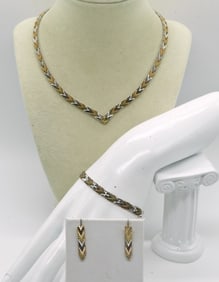 925 TRI COLOR 925 NECKLACE & MORE