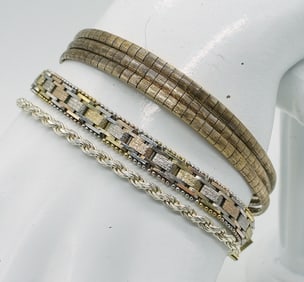 (3) VTG 925 BRACELETS
