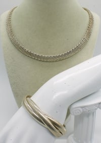 STERLING NECKLACE & BRACELET