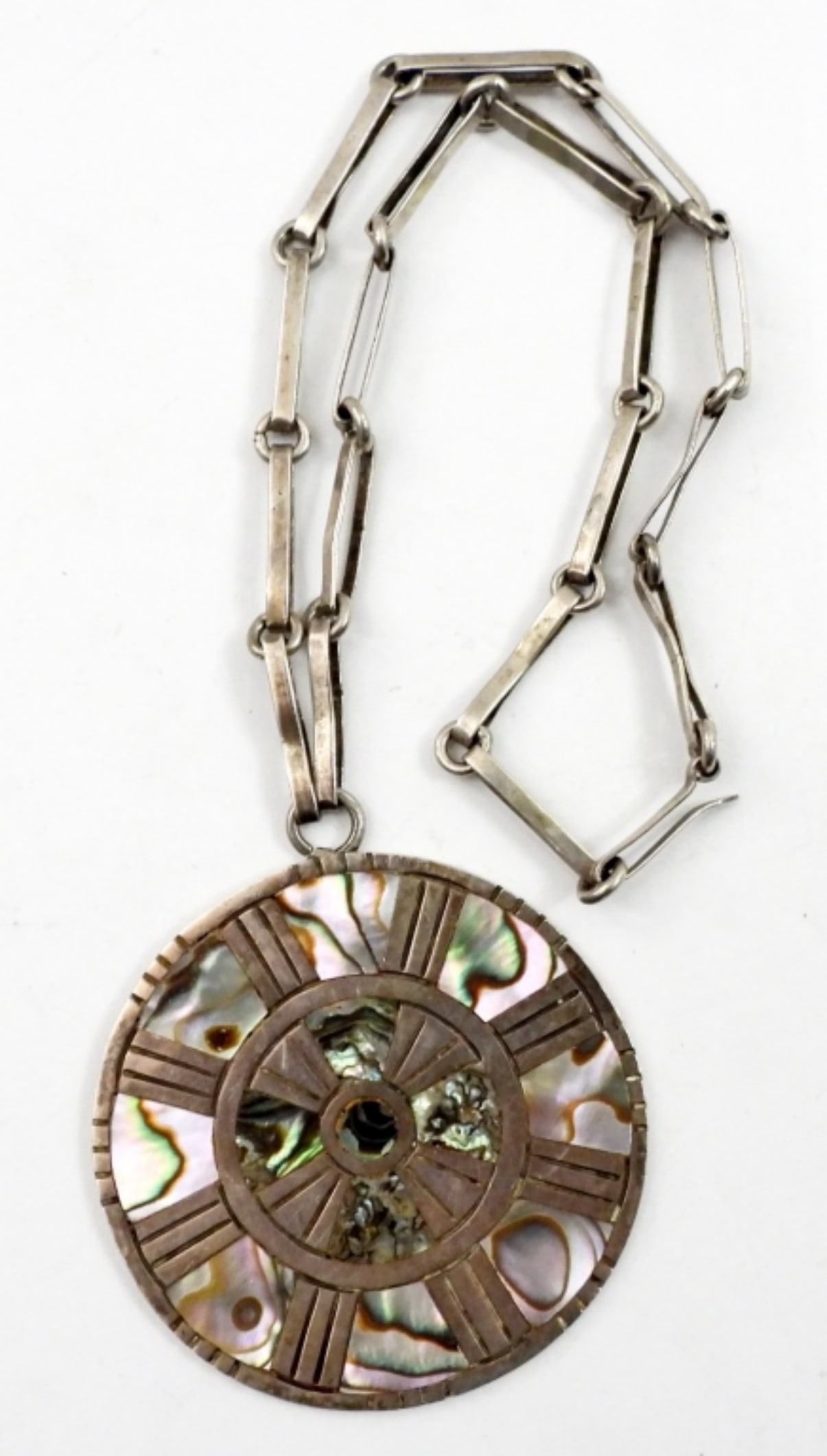 VINTAGE MEXICO  STERLING  NECKLACE (1 of 2)