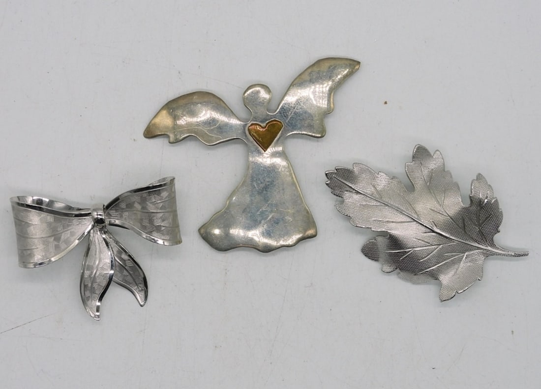 (3) VTG STERLING PINS (1 of 2)
